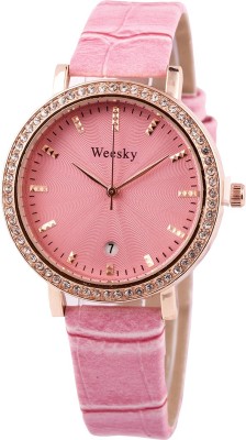 Aelo Trend Arrest- Beautiful Pink Leather Strap Analog Watch  - For Women   Watches  (Aelo)