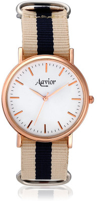 

Aavior Fashion White AA.220DW1 Watch - For Men & Women