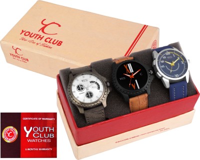 Youth Club New Tag Combo of Three Watch  - For Boys   Watches  (Youth Club)