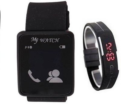 

Users SQBAND Digital-Black Watch - For Boys & Girls