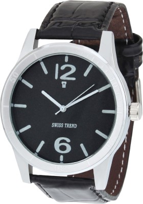 Swiss Trend ST2027 All Bleak Formal Watch  - For Men   Watches  (Swiss Trend)