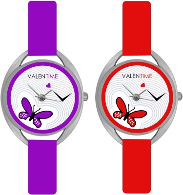 Valentime Branded New Latest Designer Deal Colorfull Stylish Girl Ladies30 43 Feb LOVE Couple Analog Watch  - For Girls   Watches  (Valentime)