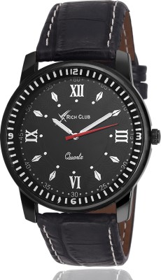 Rich Club Conquest Addictive Black Analog Watch  - For Men   Watches  (Rich Club)