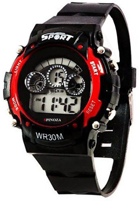 

SPINOZA Black digital Watch - For Boys & Girls