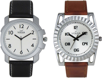 

Volga Branded Leather Quality Designer Dial Diwali Special Combo194 Designer Sport Looks WaterProof Mens Watch Watch - For Men