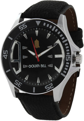 80% OFF on Golden Bell GB0017 Original Black Dial Black Leather Strap Analog Wrist Watch - For Men 80% OFF on Golden Bell GB0017 Original Black Dial Black Leather Strap Analog Wrist Watch - For Men