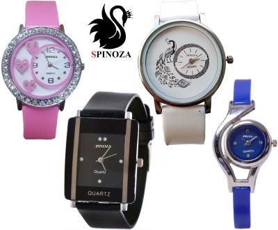 SPINOZA Diamond studded letest collaction with beautiful attractive peacock S09P04 Analog Watch  - For Women   Watches  (SPINOZA)