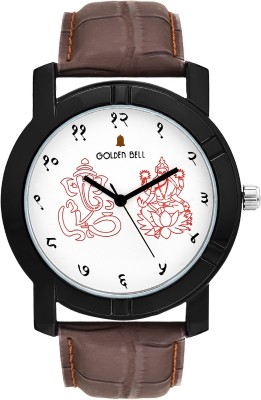 Golden Bell GB-735WDBrnStrap Analog Watch  - For Men   Watches  (Golden Bell)