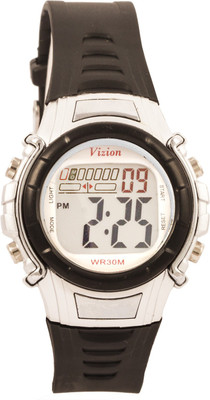 

Vizion 8516-5BLACK Cold Light Watch - For Boys
