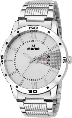 Marco DAY N DATE MR-GR3012-WHITE-CH ELITE CLASS Analog Watch  - For Men   Watches  (Marco)