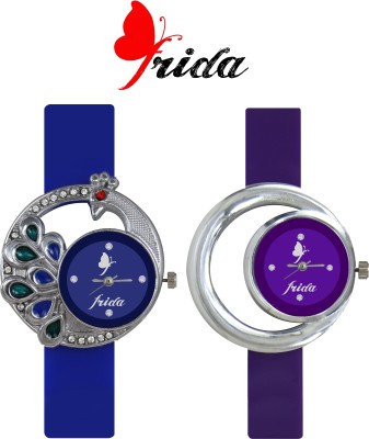 Frida New�Latest Fashion Fancy Beautiful Best Selling Qulity Multi Color looks Offer Deal Sasta Chepest Collection Designer Wrist49 Analog Watch  - For Women   Watches  (Frida)
