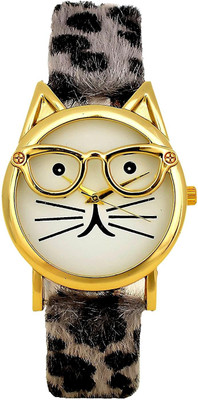 

E-DEAL Cute Cat Glasses design Analogue Women's Watch. - EDWW0044 Watch - For Girls