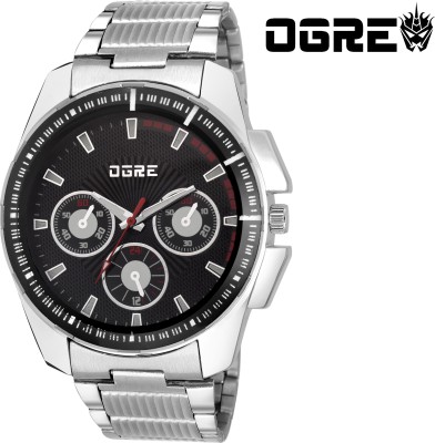 Ogre GY-008 Black Analog Watch  - For Men   Watches  (Ogre)