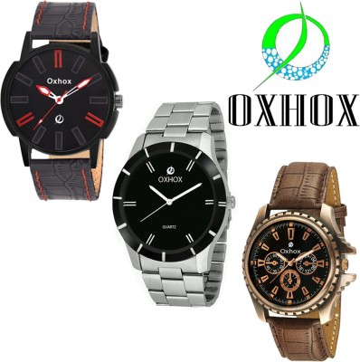 Oxhox 3 Analog Watch  - For Men   Watches  (Oxhox)