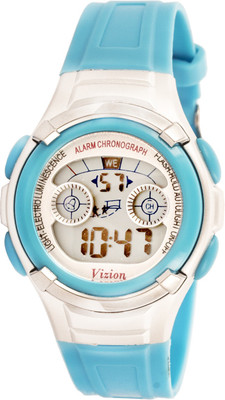 Vizion 8523B-8BLUE Sports Series Watch - For Boys & Girls