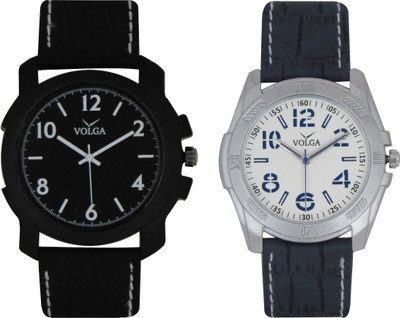 

Volga Branded Leather Quality Designer Dial Diwali Special Combo241 Designer Sport Looks WaterProof Mens Watch Watch - For Men