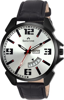 Swisstone SW-BK95-SLV-BLK Watch  - For Men   Watches  (Swisstone)