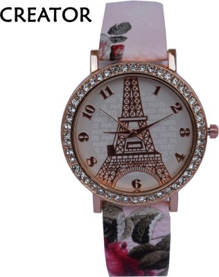 Creator New Design Eiffel Tower Printed Analog Watch  - For Women   Watches  (Creator)