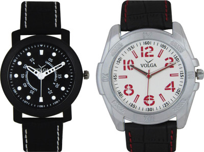 

Volga Branded Leather Quality Designer Dial Diwali Special Combo274 Designer Sport Looks WaterProof Mens Watch Watch - For Men