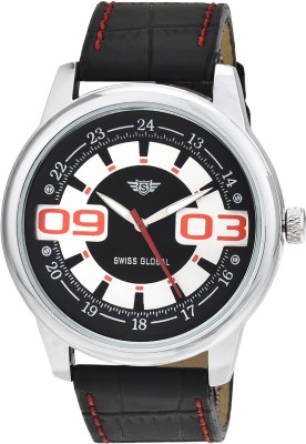 Swiss Global SG110 Stylish Black Dial Analog Watch  - For Men   Watches  (Swiss Global)