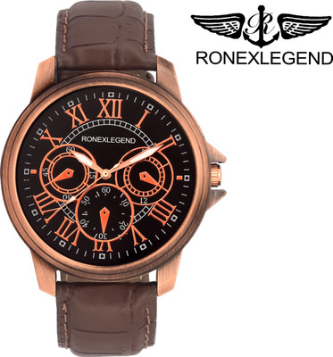 

Ronexlegend RXD 4532 BLACK DAIL ANALOG Watch - For Boys
