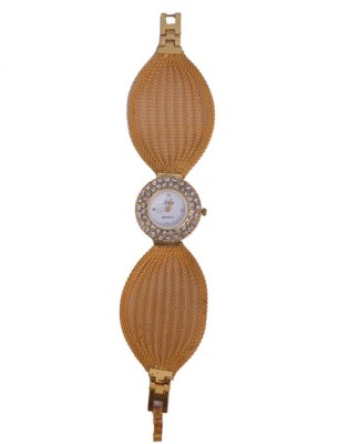 RIDASU Ri Stylish Golden chain Watch  - For Girls   Watches  (RIDASU)