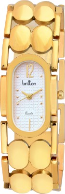 Britton BR-LR035-WHT-GLD Analog Watch  - For Women   Watches  (Britton)