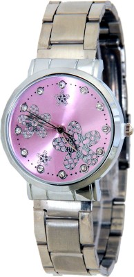 Declasse FOUR FLOWER PINK DIAL Analog Watch  - For Women   Watches  (Declasse)