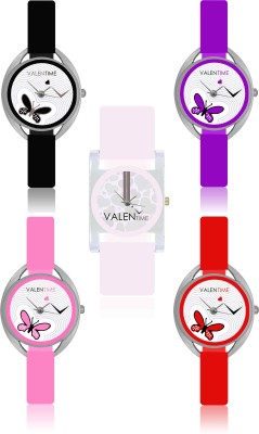 Valentime W07-1-2-3-4-10 New Designer Fancy Fashion Collection Girls Analog Watch  - For Women   Watches  (Valentime)