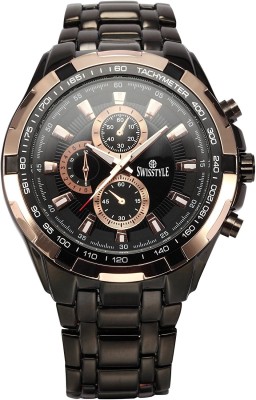 Swisstyle SS-GR6612-BLK-CH Watch  - For Men   Watches  (Swisstyle)