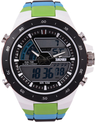

Skmei FD.1016 GREEN RAINBOW Watch - For Men