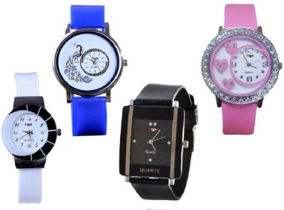 Rage Enterprise RE peacock print,butterfly,chand,square Watch  - For Women   Watches  (Rage Enterprise)