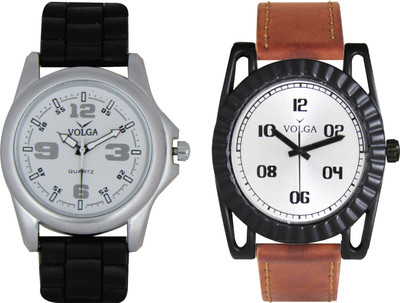 

Volga Branded Leather Quality Designer Dial Diwali Special Combo30 Designer Sport Looks WaterProof Mens Watch Watch - For Men