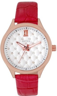 Exotica Fashions EFL-708-Fuschia Basic Analog Watch  - For Women   Watches  (Exotica Fashions)