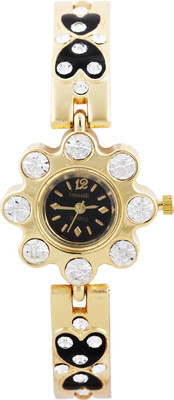

Telesonic LCGBKB-15 Black Myra Jewell Watch - For Women