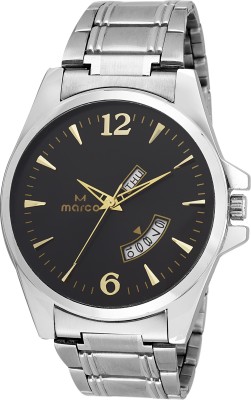 Marco DAY AND DATE MR-GR1122 BLACK-TWO TONE Analog Watch  - For Men   Watches  (Marco)
