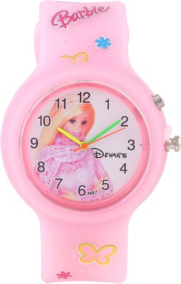 Devar's N87-PK-BARBIE-7 Fashion Analog Watch  - For Girls   Watches  (Devar's)