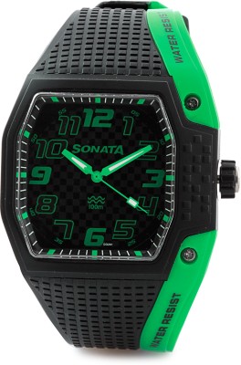 Sonata SF77012PP03J Ocean Analog Watch  - For Men   Watches  (Sonata)