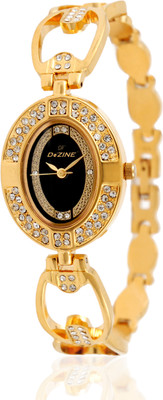 

Dezine DZ-LR111-BLK-GLD Watch - For Women
