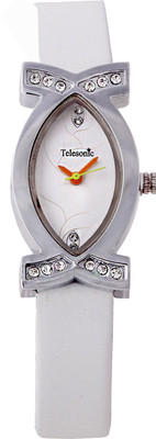 

Telesonic TOFS-01(White) Velocity Diamond Watch - For Women