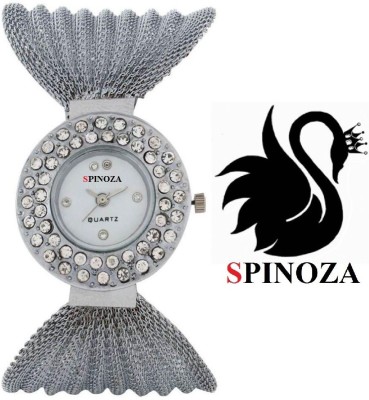 SPINOZA Glory silver jaal beautiful watch for girls Analog Watch  - For Girls   Watches  (SPINOZA)