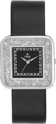Coral D GEM SQ BLACK Watch  - For Women   Watches  (Coral)