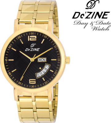 

Dezine GOLD PLATED-DZ-GR046-BLK-GLD Watch - For Men
