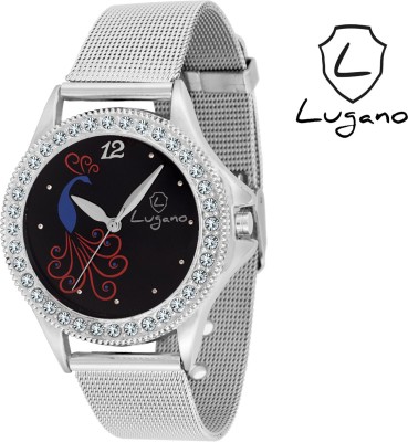 Lugano LG2017DE Sheffer Chain Analog Watch  - For Women   Watches  (Lugano)
