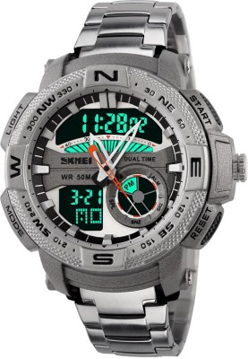 Skmei GM1211SIL LCD Analog-Digital Watch  - For Men   Watches  (Skmei)