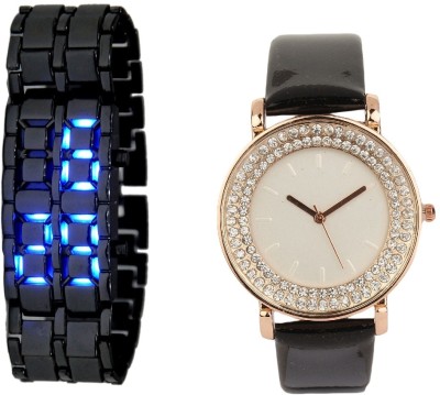Declasse DIAMOND LED - 9261 DIAMOND LED Analog-Digital Watch  - For Men & Women   Watches  (Declasse)