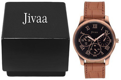 

Jivaa Leather Brazen Tier Watch - For Men