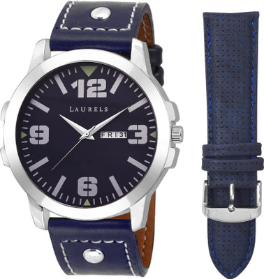 LAURELS LAURELS Dexter Men's Day-Date Analog Watch - Classic Design and Elegant Style Dexter Day And Date Analog Watch  - For Men