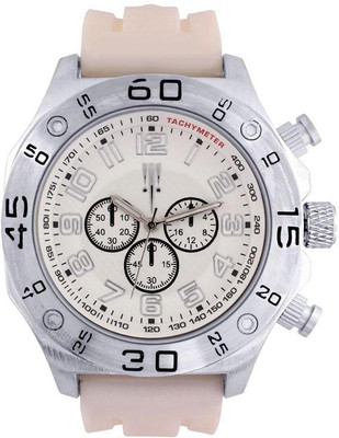 View Tichino GI8214WWHITEWHITE-WATCH Analog Watch  - For Men Wrist Watches Price Online(Tichino)