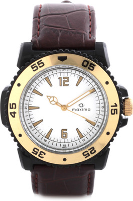 

Maxima 29921LPGY Gold Watch - For Men